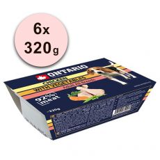 ONTARIO tacka z mięsem Chicken with Vegetable - 6 x 320g