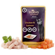 Saszetka NUEVO CAT Adult Chicken & Salmon 85 g