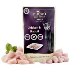 Saszetka NUEVO CAT Adult Chicken & Rabbit 85 g