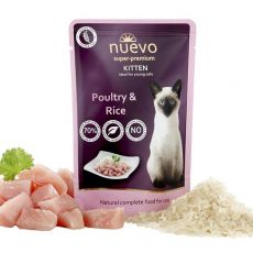 Saszetka NUEVO CAT Kitten Poultry & Rice 85 g