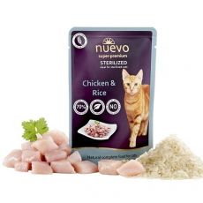 Saszetka NUEVO CAT Sterilised Chicken & Rice 85 g