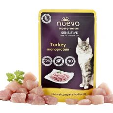 Saszetka NUEVO CAT Sensitive Turkey Monoprotein 85 g