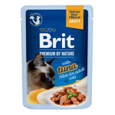 Saszetka BRIT Premium Cat Delicate Fillets in Gravy with Tuna 85 g