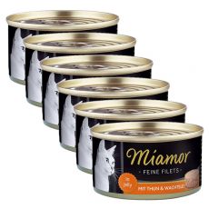 Konserwa Miamor Filet tuńczyk i przepiórcze jaja 6 x 100 g