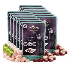 Saszetka NUEVO CAT Adult Chicken & Duck 12 x 85 g