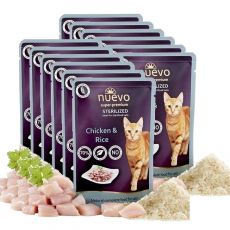 Saszetka NUEVO CAT Sterilised Chicken & Rice 12 x 85 g