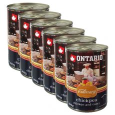 Konserwa ONTARIO Culinary Chickpea, Chicken and Curry 6 x 400 g