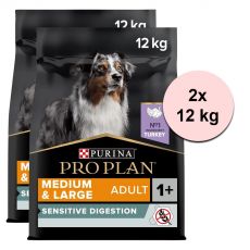 Purina Pro Plan Medium & Large Adult Sensitive Digestion Grain Free 2 x 12 kg