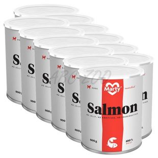 Konserwa MARTY Essential Salmon 12 x 800 g