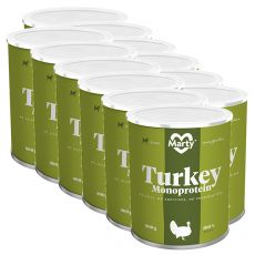 Konserwa MARTY Turkey Monoprotein 12 x 800 g