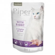 Saszetka Piper Cat Sterilised z królikiem 100 g