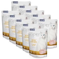 Saszetka Piper Cat Adult z mięsem z kurczaka 10 x 100 g