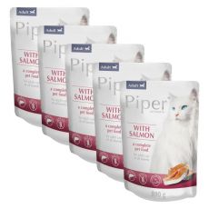 Saszetka Piper Cat Adult z łososiem 5 x 100 g