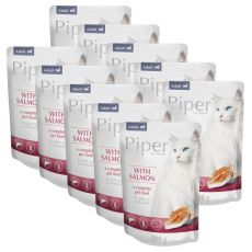 Saszetka Piper Cat Adult z łososiem 10 x 100 g