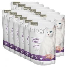 Saszetka Piper Cat Sterilised z królikiem 12 x 100 g