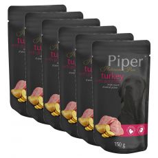Saszetka Piper Platinum Pure indyk i ziemniaki 6 x 150 g