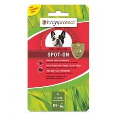 Przeciwpasożytnicze krople dla psów BOGAPROTECT Spot-On S 3 x 1,2 ml