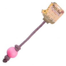 Piłka na sznurku Beco Ball EKO, różowa L