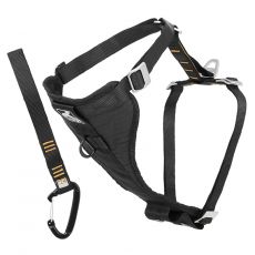 Szelki bezpieczeństwa Kurgo Tru-Fit Smart Harness, czarne XL