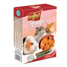VITAPOL Dropsy marchewkowe dla gryzoni 75 g