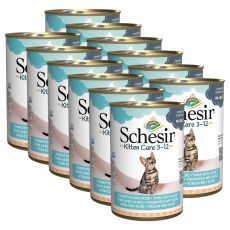 Schesir kitten tuńczyk z aloe vera w galarecie 12 x 140 g