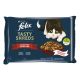 Saszetki FELIX Tasty Shreds pyszna selekcja w sosie 4 x 80 g