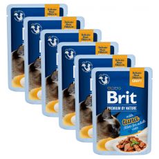 Saszetka BRIT Premium Cat Delicate Fillets in Gravy with Tuna 6 x 85 g