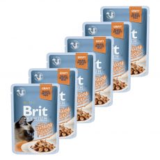 Saszetka BRIT Premium Cat Delicate Fillets in Gravy with Turkey 6 x 85 g