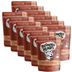 MEOWING HEADS Top Cat Turkey GRAIN FREE 12 x 100 g