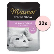 Miamor Ragout Royale kaczka + drób 22 x 100 g