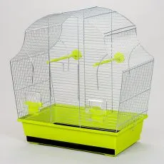 Klatka dla ptak&oacute;w MARGOT II zinc - 50,5 x 28 x 54 cm ZIELONA