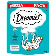 Dreamies przysmaki ze smacznym łososiem dla kot&oacute;w 180 g