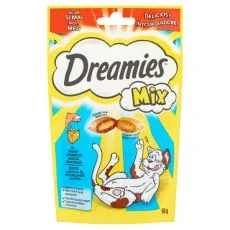 Dreamies Mix przekąski z łososiem i serem 60 g