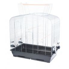 Klatka dla ptaków SARA CABRIO 78 x 47,5 x 80/100 cm CZARNA