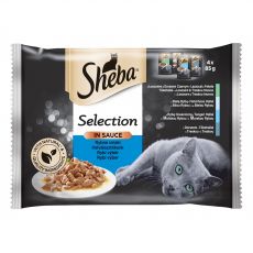 Sheba Selection Rybia selekcja 4 x 85 g