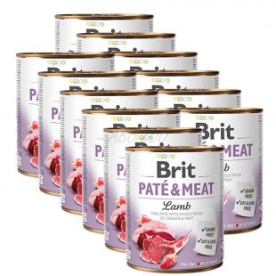 Konserwa Brit Paté & Meat Lamb 12 x 800 g