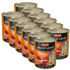 Animonda GranCarno Fleisch Junior wołowina + kurczak - 12 x 800g