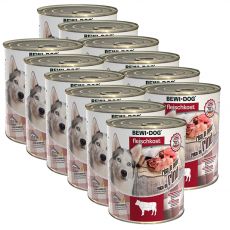 New BEWI DOG konserwa – wołowina, 12 x 800 g