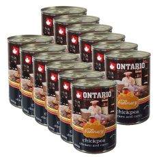 Konserwa ONTARIO Culinary Chickpea, Chicken and Curry 12 x 400 g