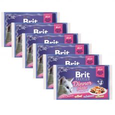 Saszetka BRIT Premium Cat Dinner Plate in Jelly 6 x (4 x 85 g)