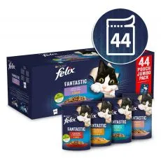 Saszetki Fantastic, smaczna selekcja w galarecie 44 x 85 g