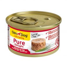 GimDog Pure Delight tuńczyk + wołowina 85 g