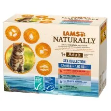 IAMS Naturally Adult Sea Collection 12 x 85 g