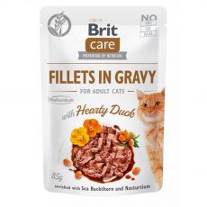 Brit Care Cat Fillets in Gravy Hearty Duck 85 g