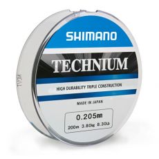 Shimano Technium ciemnoszara żyłka nylonowa 200m