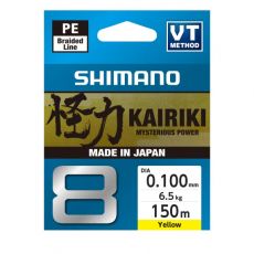 Shimano Kairiki 8 Yellow 150m/0,10mm