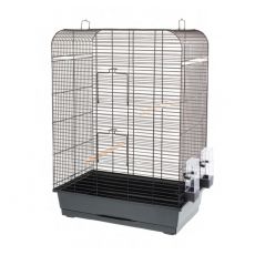 Klatka dla ptaków, NINA czarny - 54 x 34 x 75 cm