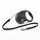 Smycz Flexi Black Design S do 12kg, 5m linki – czarny