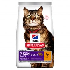 Hill's Science Plan Feline Adult Sensitive Stomach & Skin Chicken 7kg