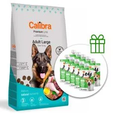 Calibra Dog Premium Line Adult Large 12 kg + 10 x przekąski GRATIS